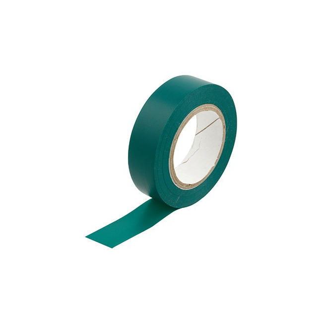 Izolační páska PVC zelená 15mmx10m
