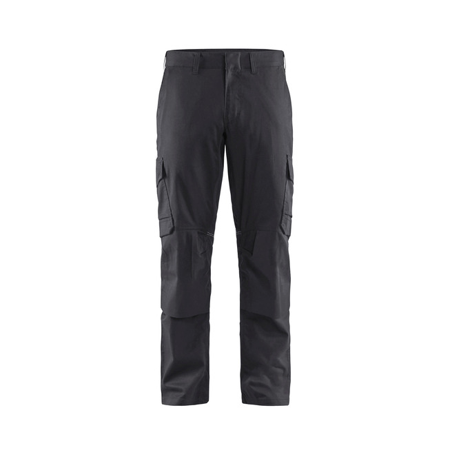 Industry Trouser with kneepocket Grey/Black D128