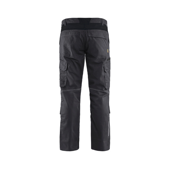 Industry Trouser with kneepocket Grey/Black D128