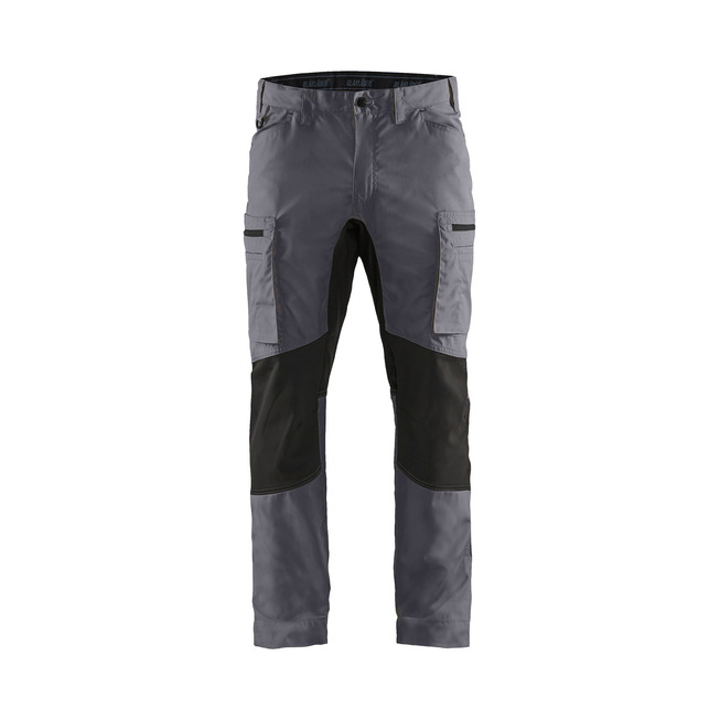 Service trousers with stretch panels Grey/Black C54