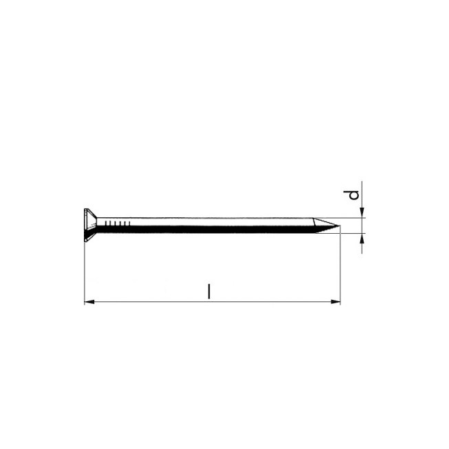 Drahtstifte - blank - 50 X 150 - Paket 5,0kg
