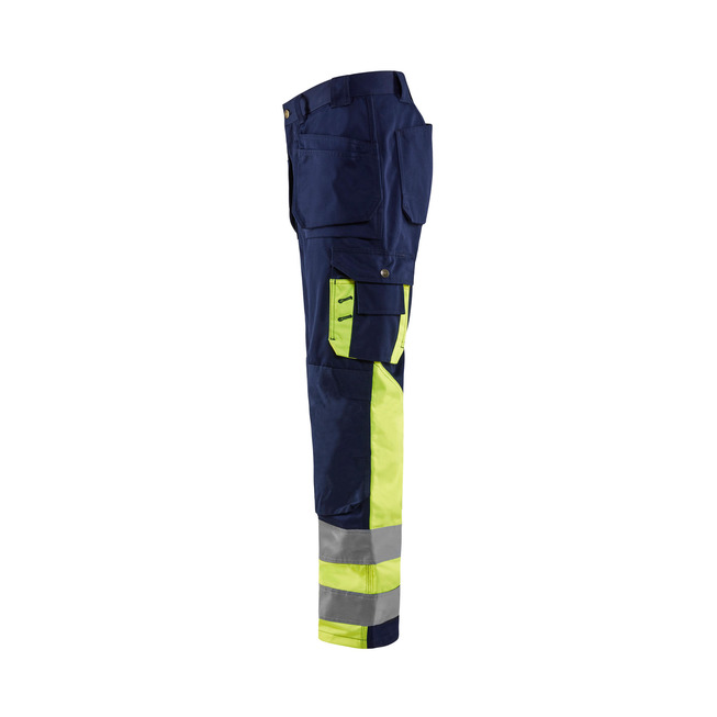 High Vis Arbeitshose Marineblau/Gelb C148