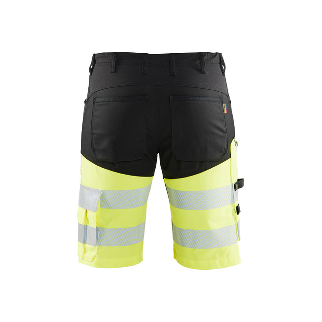 High Vis Shorts mit Stretch Schwarz/Gelb C60