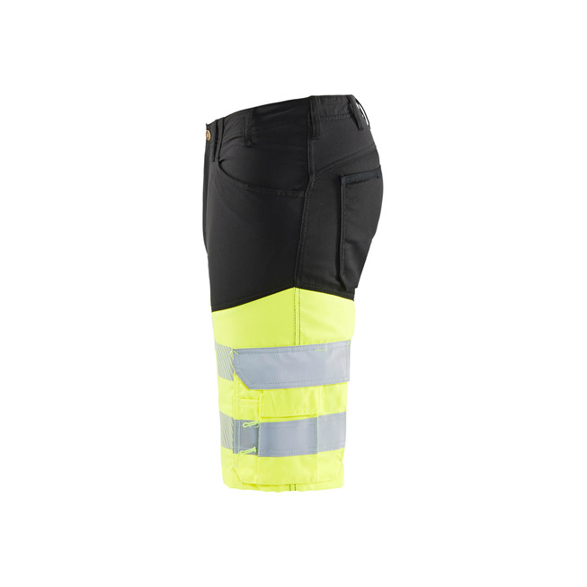 High Vis Shorts mit Stretch Schwarz/Gelb C46