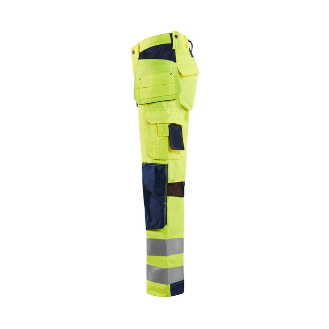 High Vis Arbeitshose mit Ventilationseffekt High Vis Gelb/Marineblau C60