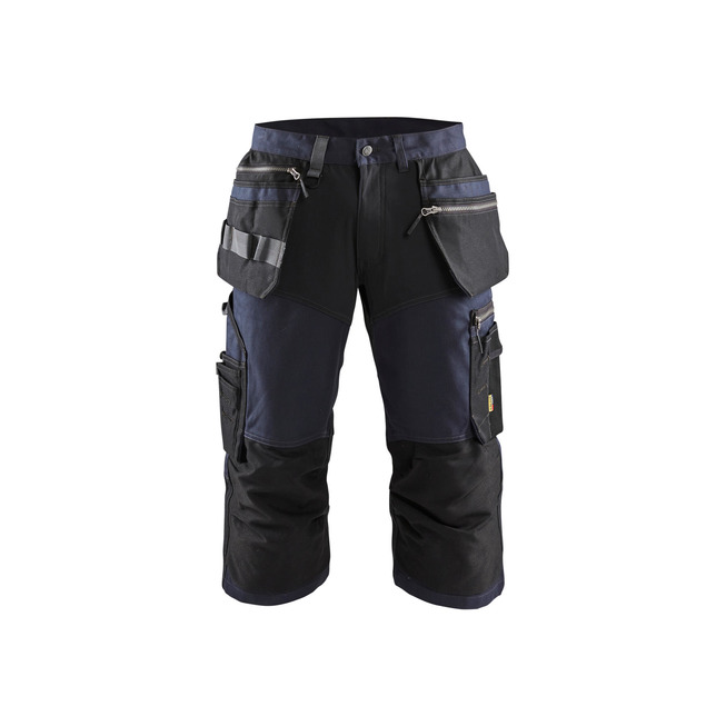 Piratenhose Stretch Dunkel Marineblau/Schwarz C46