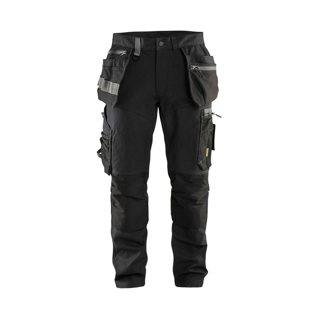 Craftsman trousers with stretch Schwarz C150