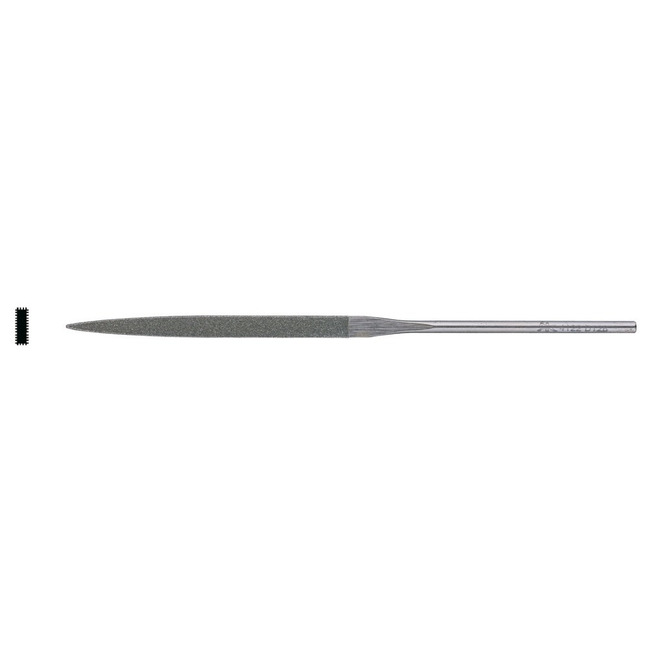 Pilník jehlový diamantový 140 mm D 126 plochošpičatý
