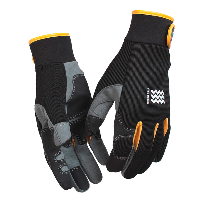 Handschuh Handwerk Schwarz/Grau 9