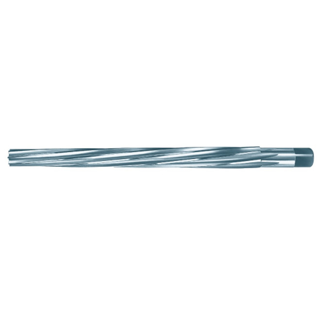 Stiftlochreibahle DIN9 HSS 1:50 spiralgenutet mit Zylinderschaft und 4-kt. 10 mm Nenndurchmesser