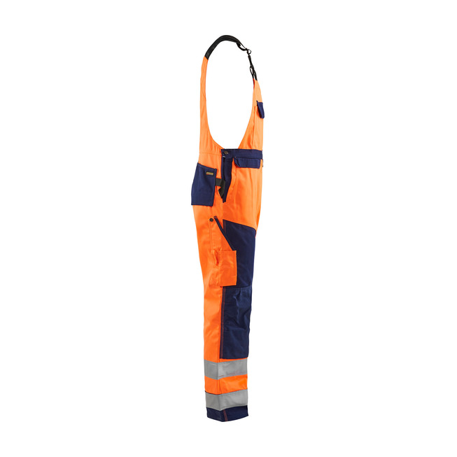 High Vis Latzhose High Vis Orange/Marineblau C46