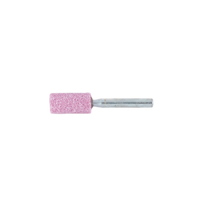 Zylinderschleifstift Durchmesser 8 x 10 mm Schaft 6 mm Edelkorund rosa Korn 60