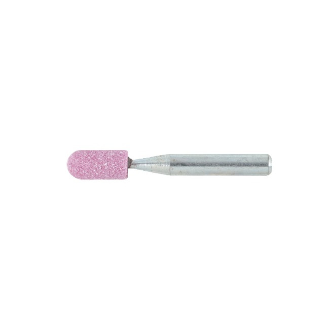 Walzenrundstift schleifstift Durchmesser 8 x 16 mm Schaft 6 mm Edelkorund rosa Korn 60
