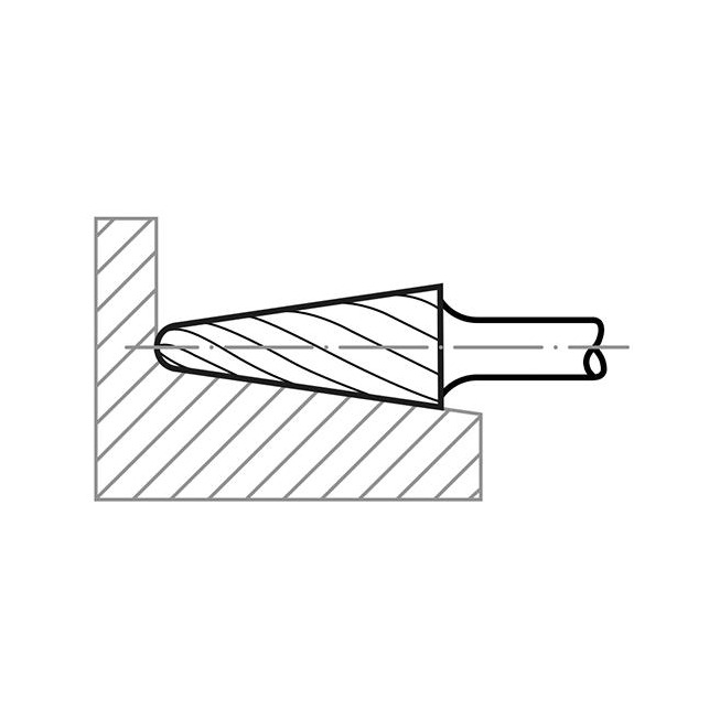 Frez trzpieniowy HSS Forma L 16x30x6