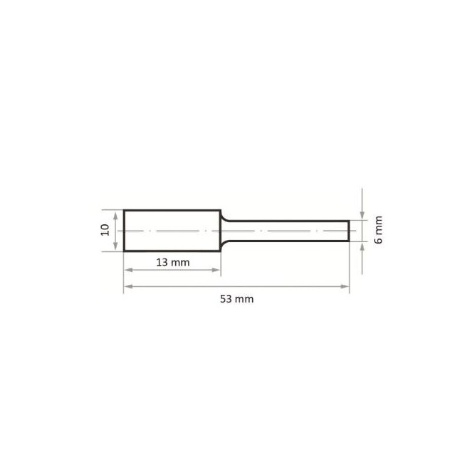 Roto glodalo HSS, oblik A, 10 x 13 mm