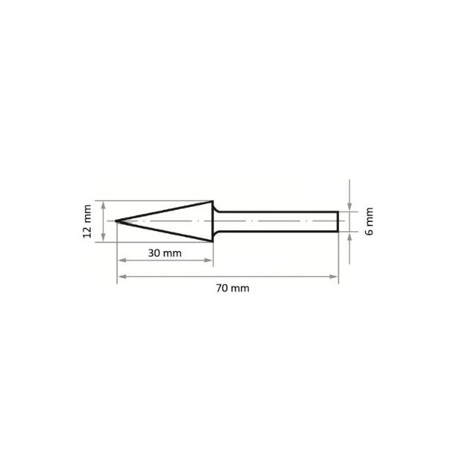 REDOR FRÄSPSTIFT HSS ZAHNG.3 FORM12X30