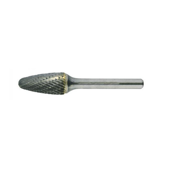 RECA Hartmetall-Frässtifte Rundbogenform kreuzverzahnt Durchmesser x Länge 10 x 20 mm mit 6 mm Schaft