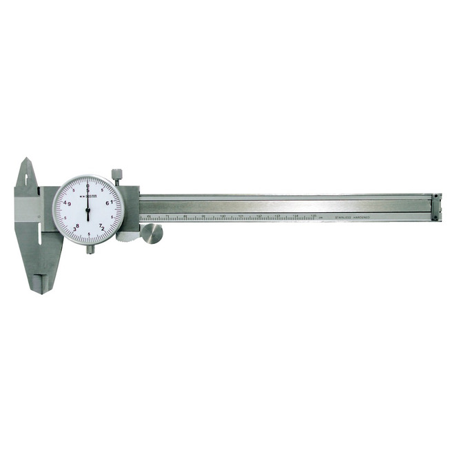 Präzisions-Uhrenschiebelehre, Messbereich 150 x 40 mm, Ablesung 0,02 mm