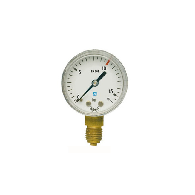 AGA Arbeitsmanometer für Sauerstoff 16 bar