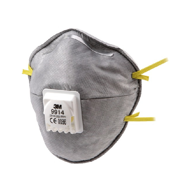 Ochranná dýchací maska s ventilem 3M 9914 FFP1