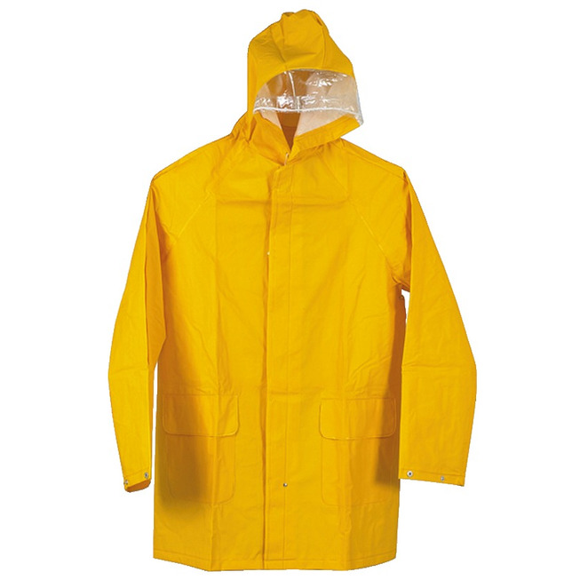 Pláštěnka do deště žlutá polyester vel. L