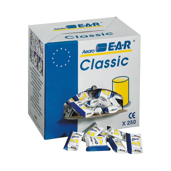 Zátky do uší měkký pěnový polymer E-A-R Classic l 1 pár