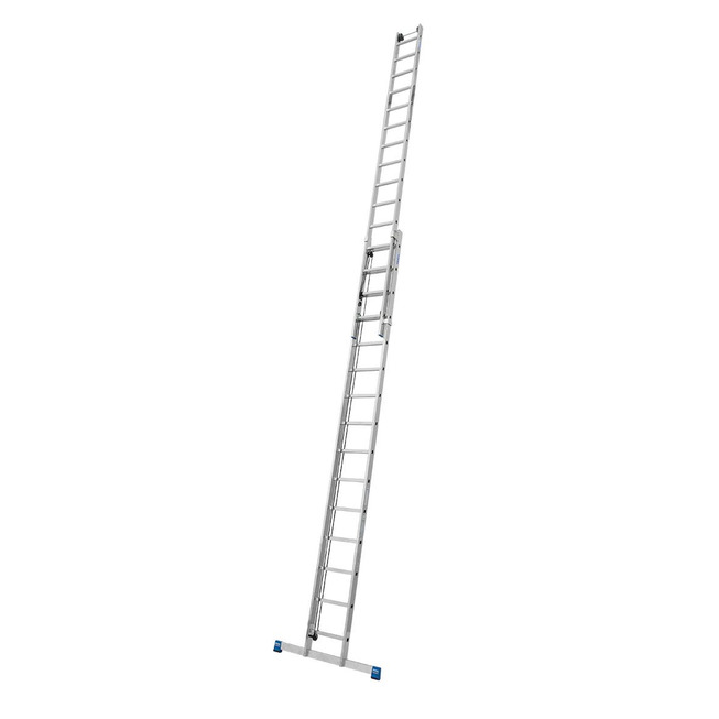 Stabilo Alu-Seilzugleiter, 2x15 Sprossen, Länge4,35/7,70m, Arbeitshöhe 8,45m,20,0kg