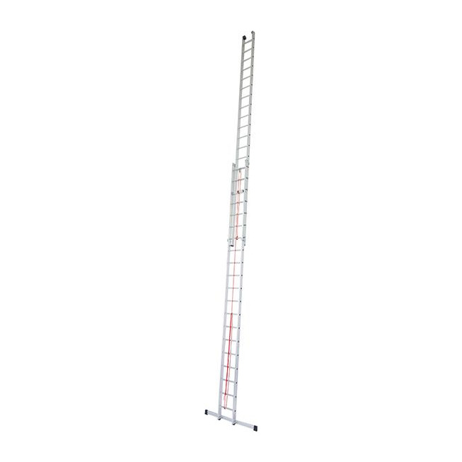 Stabilo hliníkový lanový žebřík 2x20 příčky, délka 5,80/10,55m,pracovní výška10,5m,34,5kg