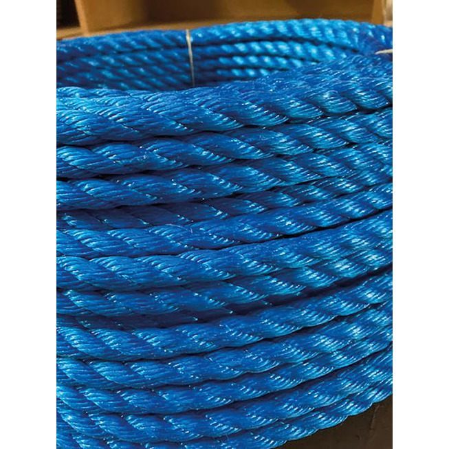 Polypropylen-Seil blau gedreht 116 mm x 220 m