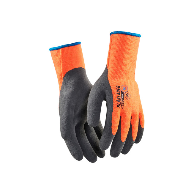 Handschuh Handwerk gefüttert - Latex überzogen High Vis Orange 11