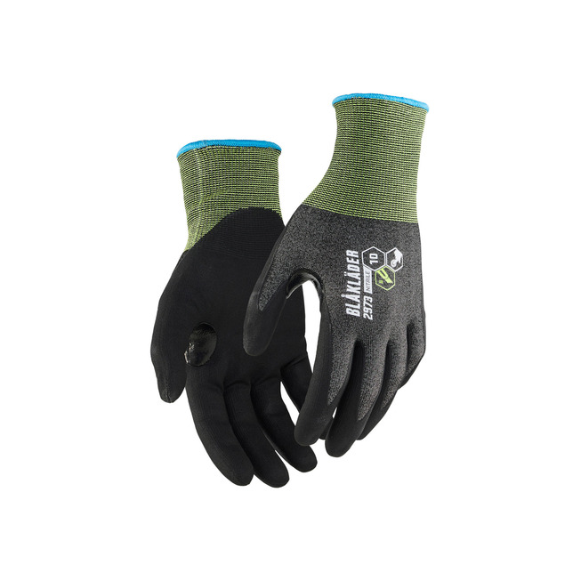 Cut protection glove, Cut B, Nitrile Schwarz 6