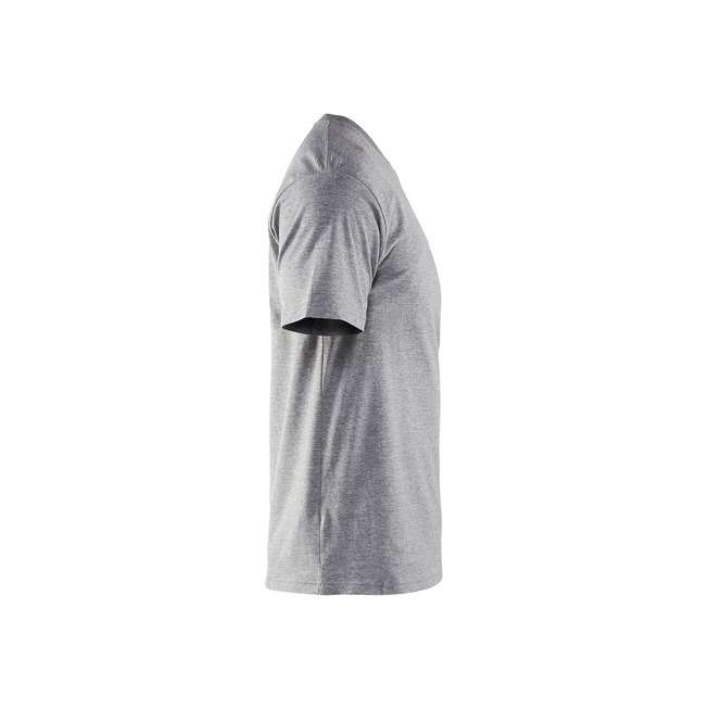 T-Shirt Grau Melange 5XL