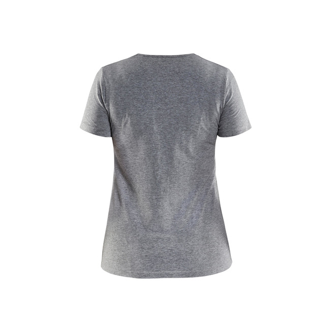 Damen T-Shirt Grau Melange XL