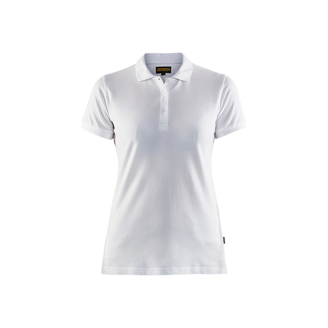 Damen Polo Shirt Weiß XL