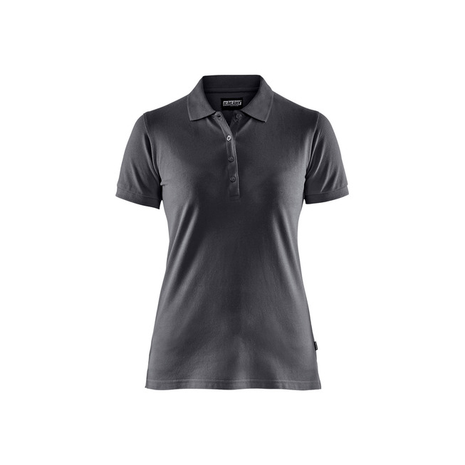 Damen Polo Shirt Dunkelgrau M