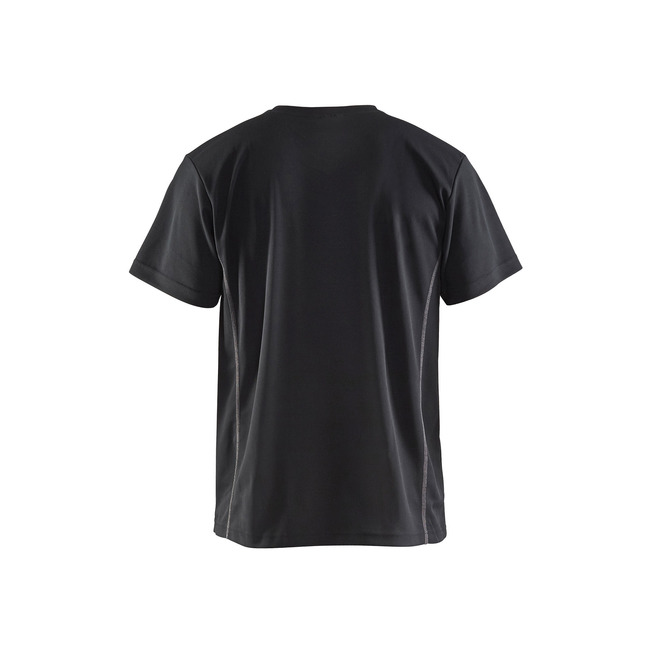 T-Shirt mit UV Schutz Schwarz 4XL