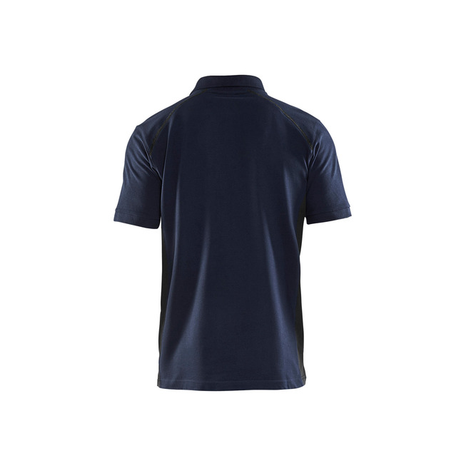 Polo Shirt Dunkel Marineblau/Schwarz XL