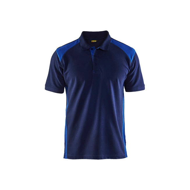 Polo Shirt Marineblau/Kornblau M