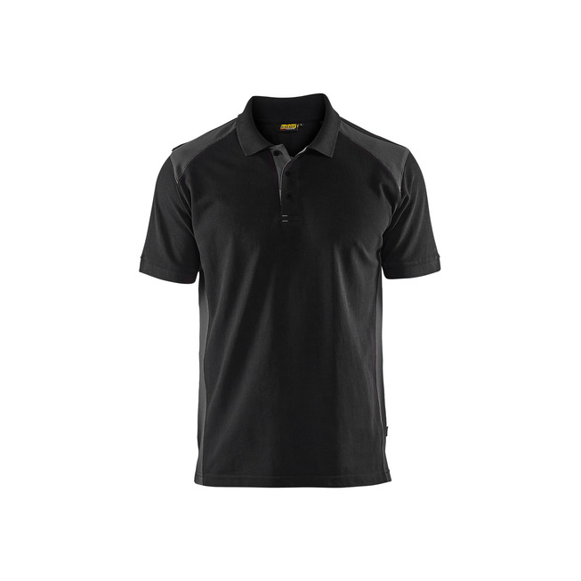 Polo Shirt Schwarz/Dunkelgrau XXL