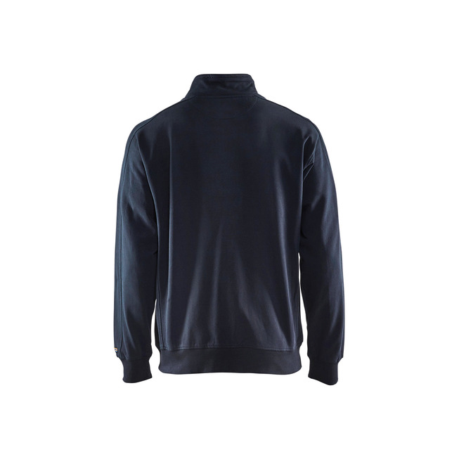 Sweatshirt mit Reißverschluss Dunkel Marineblau XL
