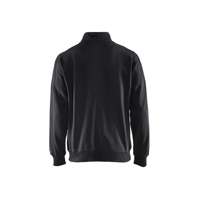 Sweatshirt mit Reißverschluss Schwarz XXXL
