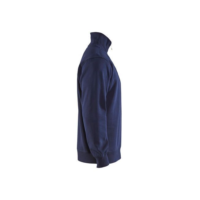Sweater mit Half-Zip Marineblau XL