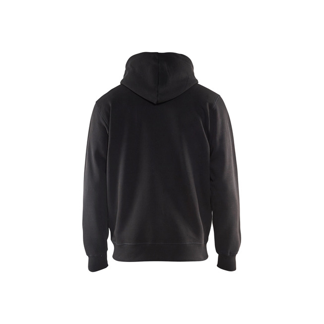 Sweatshirt mit Kapuze und Reißverschluss Schwarz XL