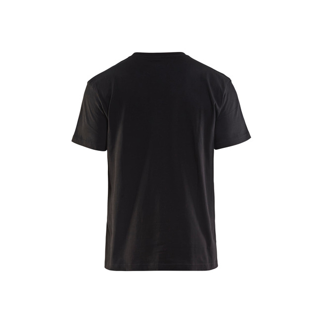 T-shirt Schwarz/Kornblau XXXL