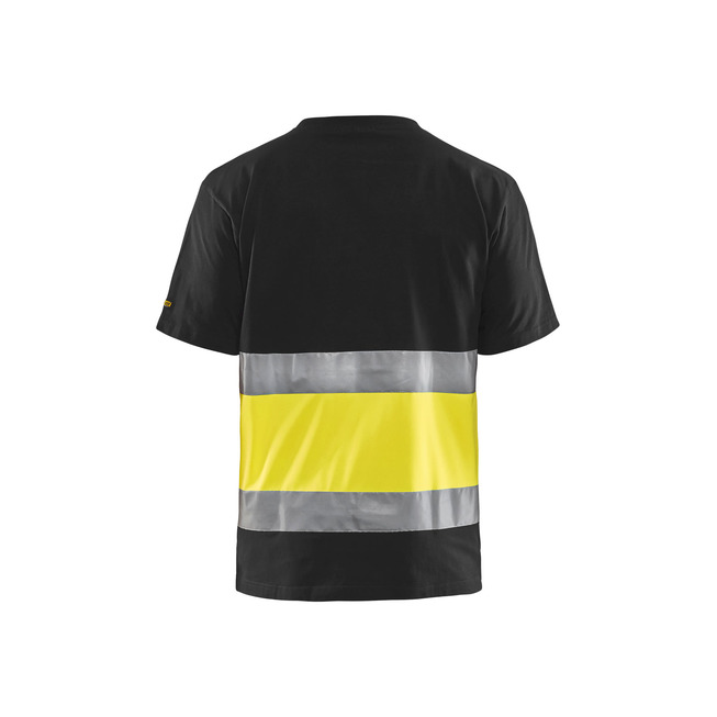 High Vis T-Shirt Schwarz/Gelb M