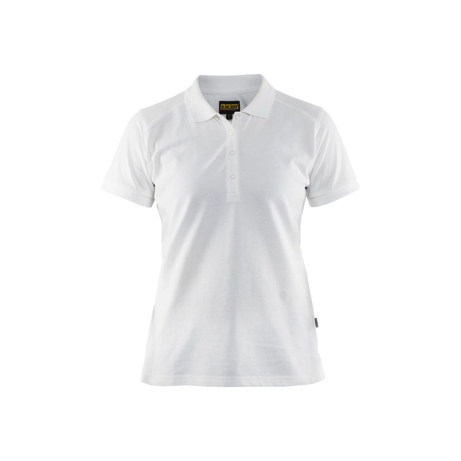 Damen Polo Shirt Weiß XL