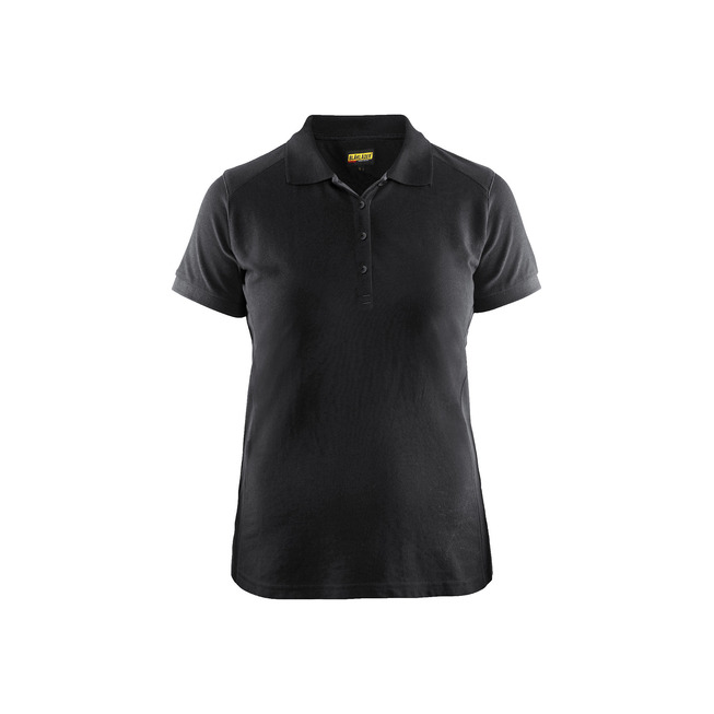 Damen Polo Shirt Schwarz M