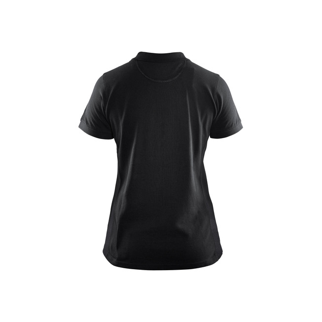 Damen Polo Shirt Schwarz M