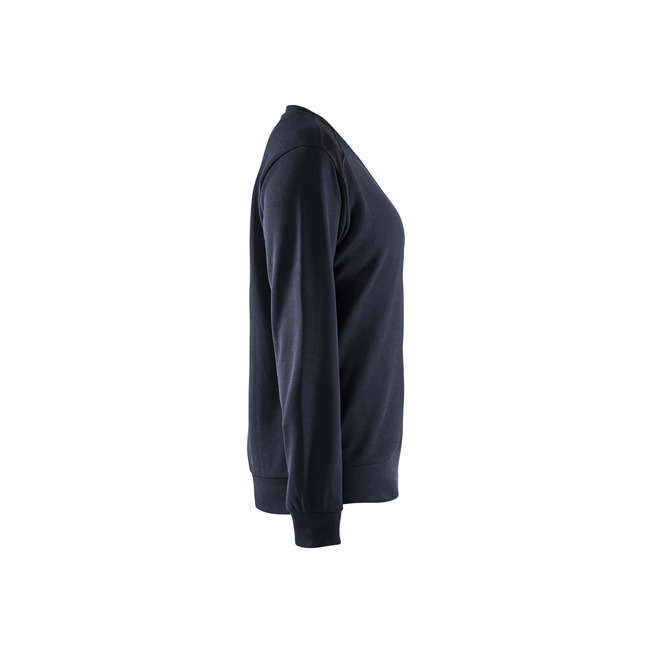 Damen Sweatshirt Dunkel Marineblau/Schwarz L
