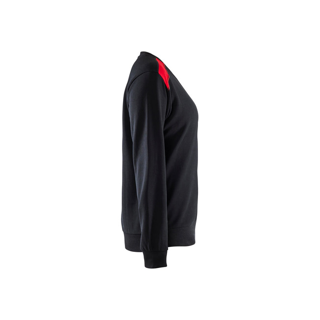 Damen Sweatshirt Schwarz/Rot XL